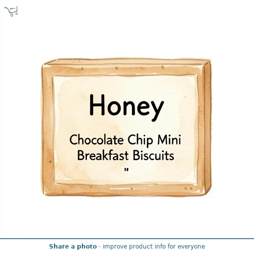 Honey Chocolate Chip Mini Breakfast Biscuits