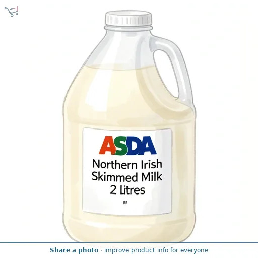 ASDA Northern Irish Skimmed Milk 2 Litres