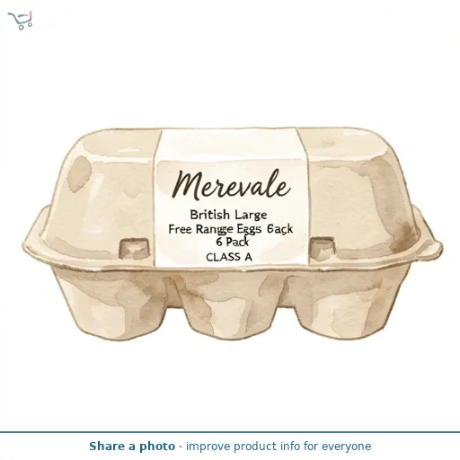 British Large Free Range Eggs 6 Pack