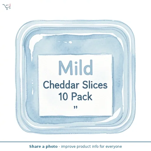 Mild Cheddar Slices 10 Pack