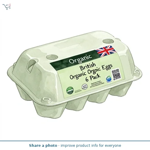 British Organic Eggs 6 Pack