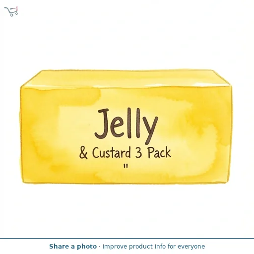 Jelly & Custard 3 Pack