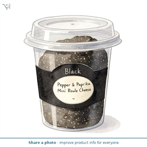 Black Pepper & Paprika Mini Roule Cheese