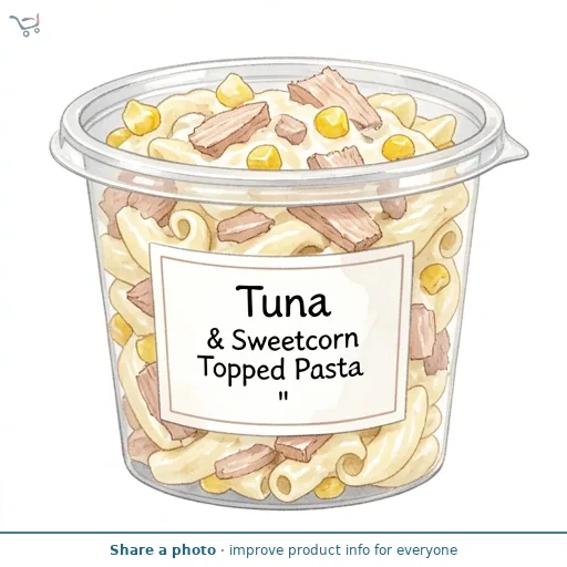 Tuna & Sweetcorn Topped Pasta