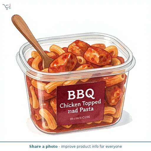 BBQ Chicken Topped Pasta