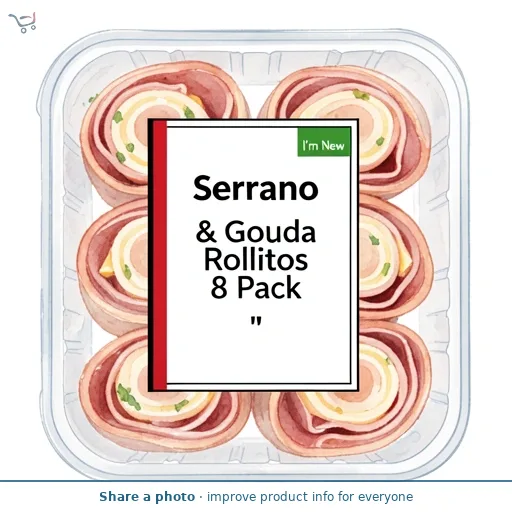 Serrano & Gouda Rollitos 8 Pack