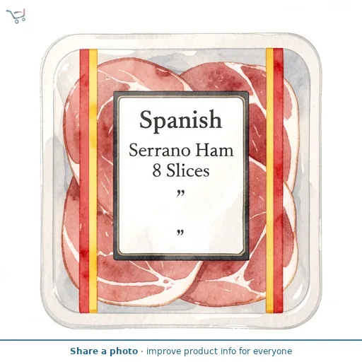 Spanish Serrano Ham 8 Slices