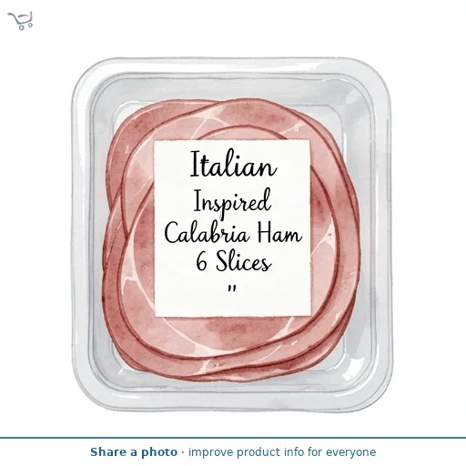 Italian Inspired Calabria Ham 6 Slices