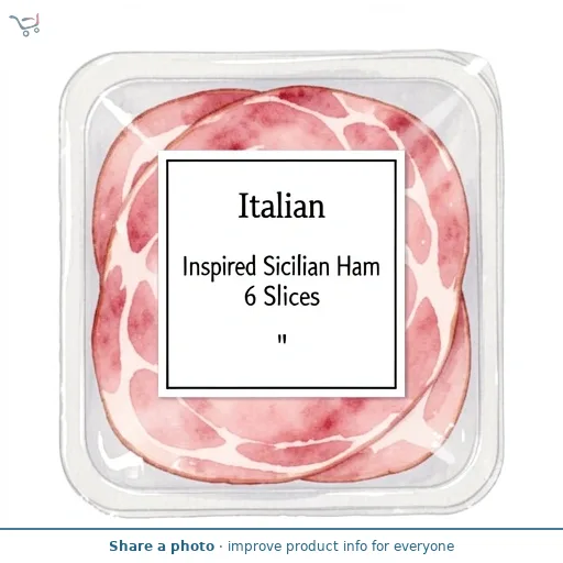 Italian Inspired Sicilian Ham 6 Slices