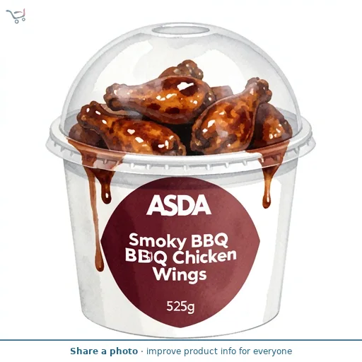 ASDA Smoky BBQ Chicken Wings 525g
