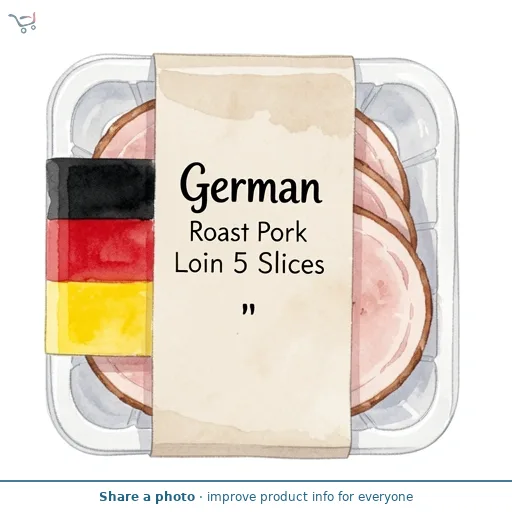 German Roast Pork Loin 5 Slices