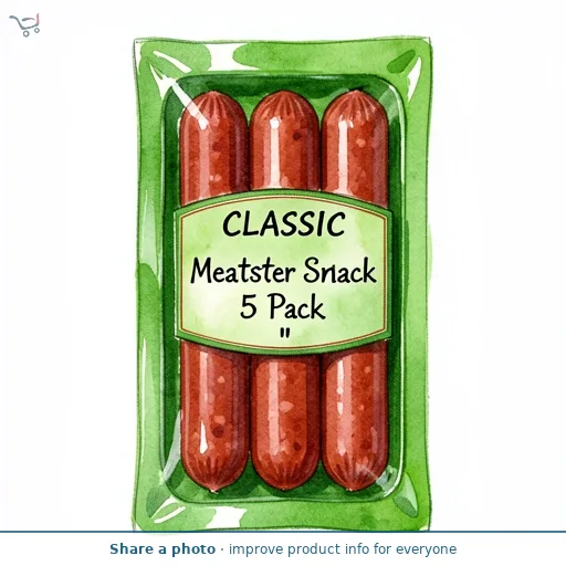 Classic Meatster Snack Salami 5 Pack