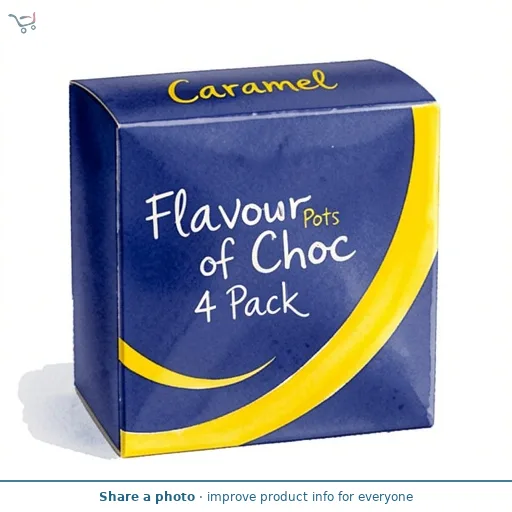 Caramel Flavour Pots of Choc 4 Pack