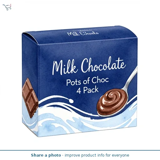 Milk Chocolate Pots of Choc 4 Pack