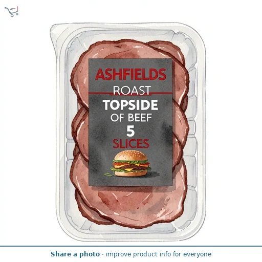 British Roast Topside of Beef 5 Slices