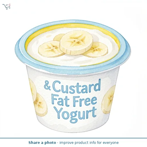Banana & Custard Fat Free Yogurt