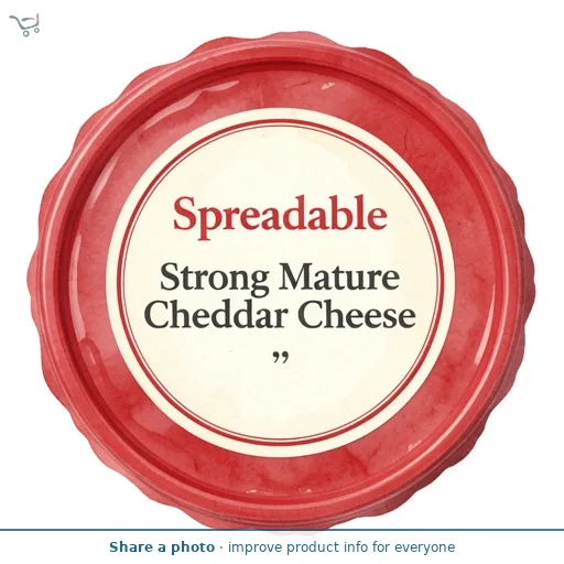Spreadable Strong Mature Cheddar Cheese