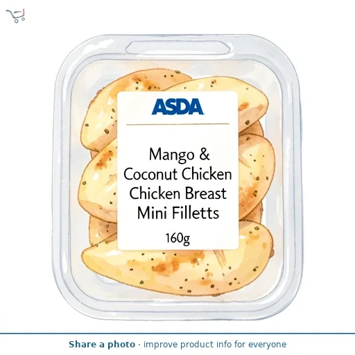 ASDA Mango & Coconut Chicken Breast Mini Fillets 160g