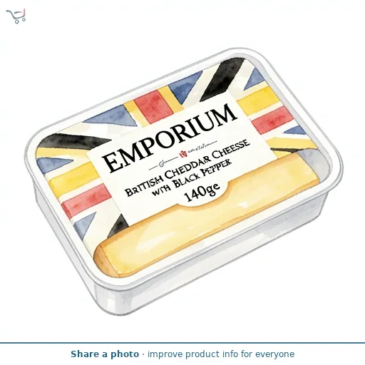 British Cheddar Cheese with Black Pepper 5 Slices