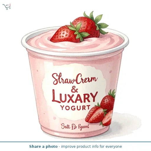 Strawberry & Cream Luxury Yogurt