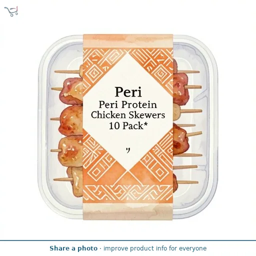 Peri Peri Protein Chicken Skewers 10 Pack*