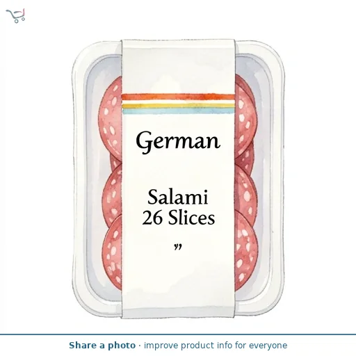 German Salami 26 Slices