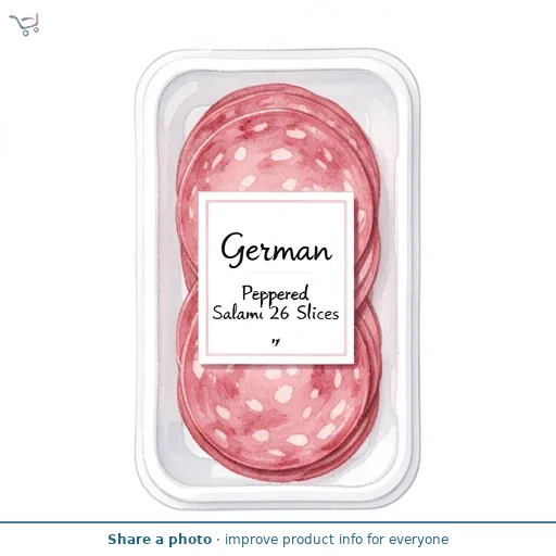 German Peppered Salami 26 Slices