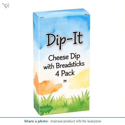 Dip-It Cheese Dip with Breadsticks 4 Pack