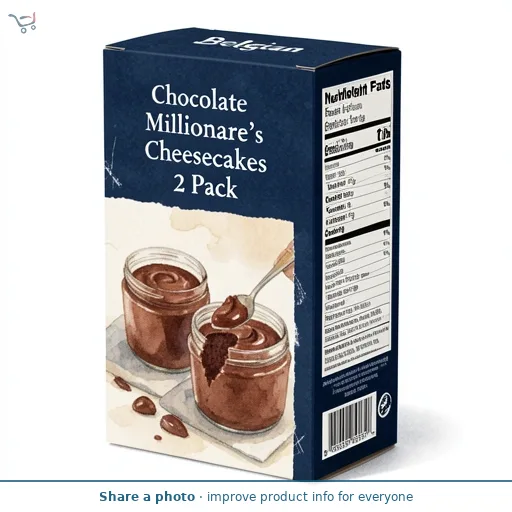 Belgian Chocolate Millionaire's Cheesecakes 2 Pack