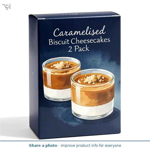 Caramelised Biscuit Cheesecakes 2 Pack