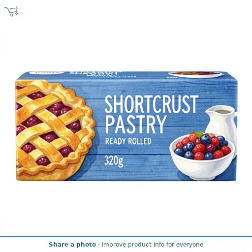 Ready Rolled Shortcrust Pastry 320g
