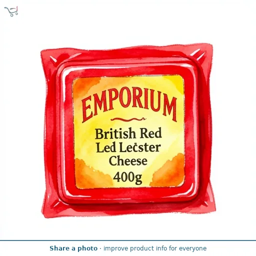 British Red Leicester Cheese 400g