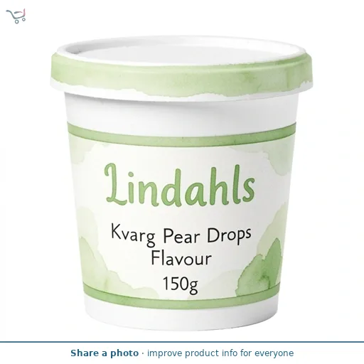 Lindahls Kvarg Pear Drops Flavour 150g
