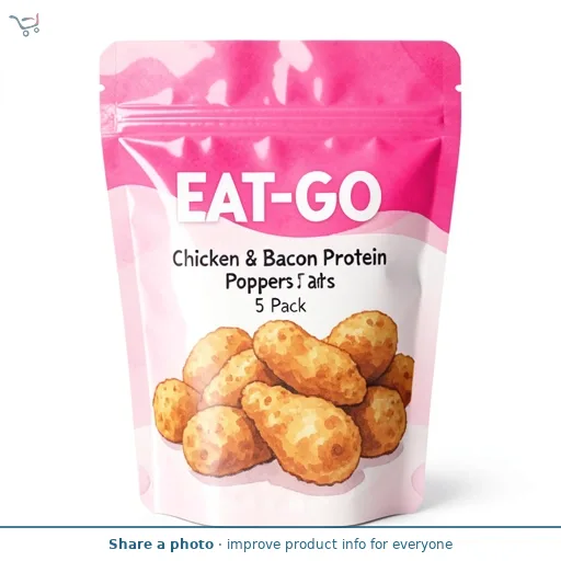 Chicken & Bacon Protein Poppers 5 Pack