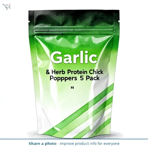 Garlic & Herb Protein Chicken Poppers 5 Pack