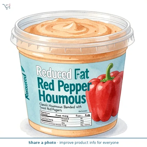 Reduced Fat Red Pepper Houmous