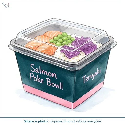 Teriyaki Salmon Poke Bowl