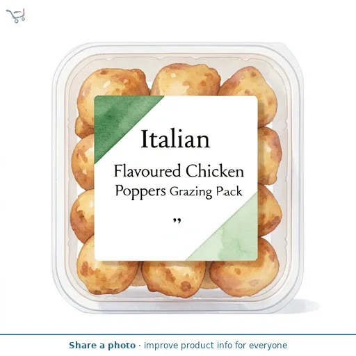 Italian Flavoured Chicken Poppers Grazing Pack