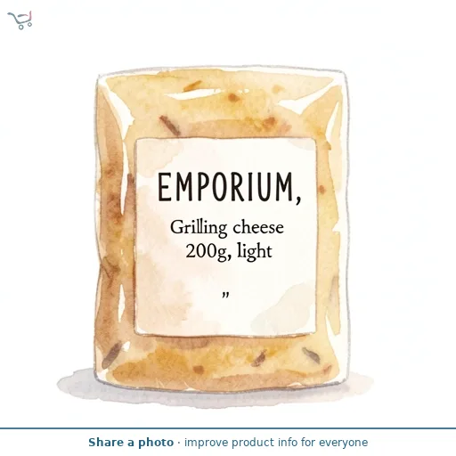 EMPORIUM, Grilling cheese 200g, light