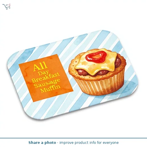 All Day Breakfast Sausage Muffin