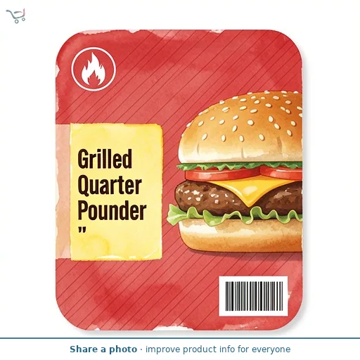 Flame Grilled Quarter Pounder