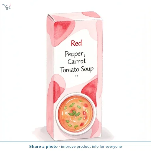 Red Pepper, Carrot and Tomato Soup