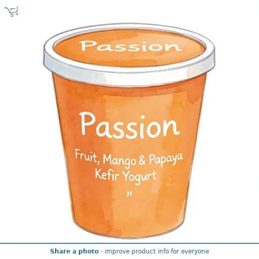 Passion Fruit, Mango & Papaya Kefir Yogurt