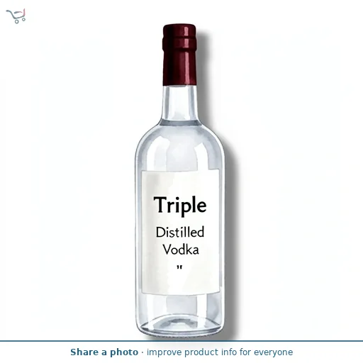 Triple Distilled British Vodka 1L