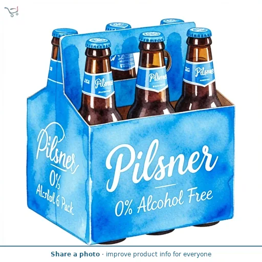 Pilsner 0% Alcohol Free 6 Pack