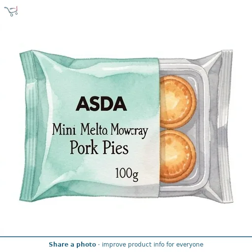 ASDA Mini Melton Mowbray Pork Pies 100g