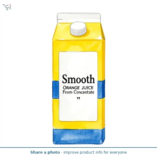 Smooth Orange Juice From Concentrate