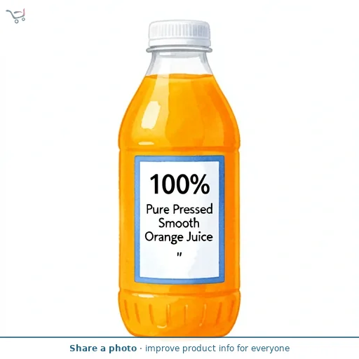 100% Pure Pressed Smooth Orange Juice