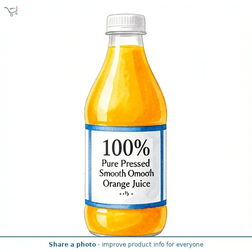 100% Pure Pressed Smooth Orange Juice