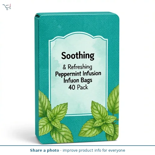 Soothing & Refreshing Peppermint Infusion Bags 40 Pack